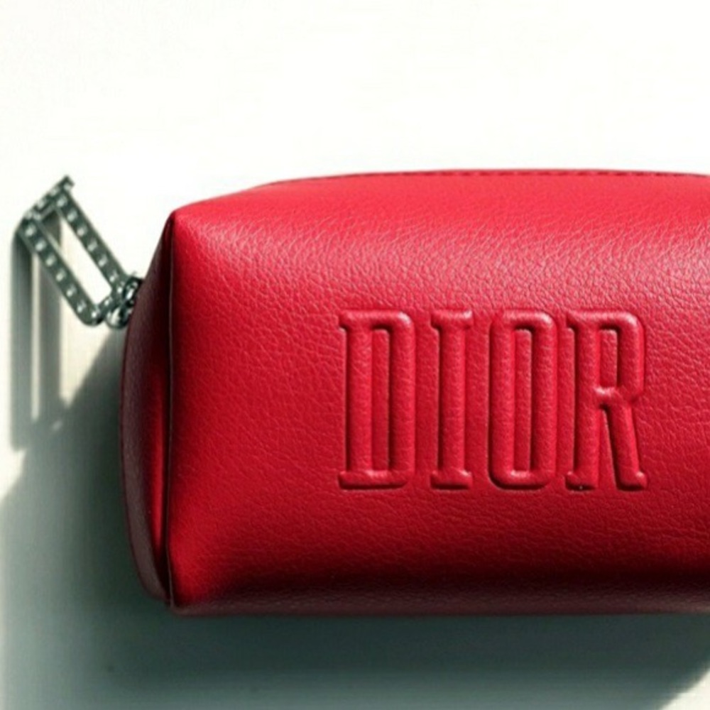 Dior makeup bag